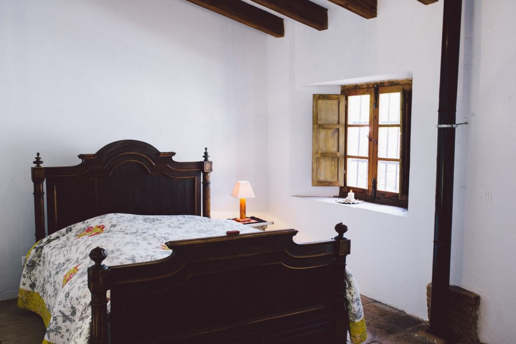 Beautiful bedroom in a countryside Spanish villa