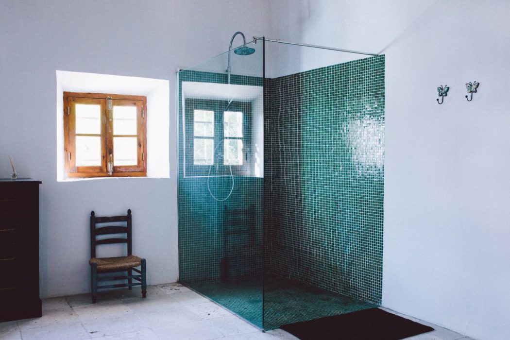 Modern bathroom in a restored Spain villa near Malaga